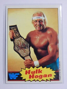 1985 Topps WWF Pro Wrestling Stars #1 Hulk Hogan - Foto 1 di 2