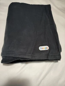 Manta de lana con logotipo de Google sofá cama sofá poliéster gris talla 48 x 60 nueva - Imagen 1 de 4