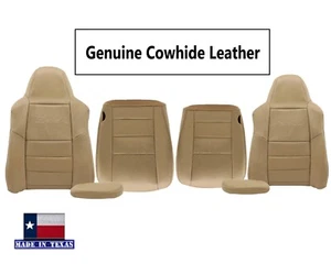 2002 2003 2004 2005 Fits Excursion Limited-XLT Genuine Leather Seat Covers Tan - Picture 1 of 2