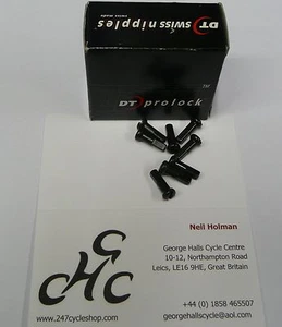 8x TESTA PROLOCK CAPEZZOLI A RAGGI NERI IN LEGA per filettatura 14g/2mm 12mm 3,2mm - Foto 1 di 1