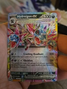 Pokemon Hydreigon ex 119/191 Sv08: Surging Sparks Holo - Picture 1 of 2