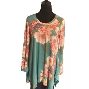 Philosophy Republic Pastel Floral Tunic, Size Small - Picture 1 of 12