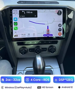 Display Stereo Touch 10" Android Volkswagen Passat B8 CARPLAY Navigatore Wifi BT - Foto 1 di 4