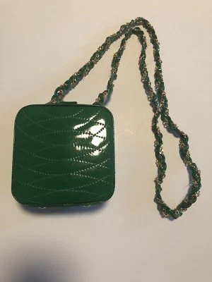 Giorgio Beverly Hills Handbag Green Patten Leather - Image 1 of 2