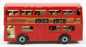 THE LONDONER Matchbox England Double Decker Bus 1972 Red SuperFast - Picture 1 of 6
