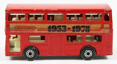 THE LONDONER Matchbox England Double Decker Bus 1972 Red SuperFast - Image 1 of 4