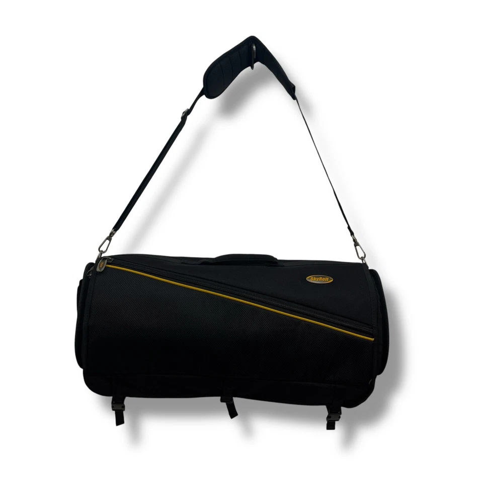 Bolsa de mano SKYROLL negra varios compartimentos de almacenamiento. Foto 1 de 4