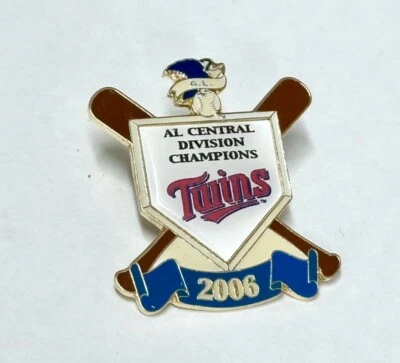 Minnesota Twins Pin 2006 Division Champions Baseball Lapel Pin - Image 1 of 3