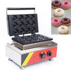 ASG 12pcs Donut Maker Commercial Electric Timing Snack Machine 1500W 110V 220V