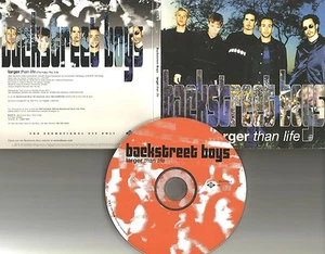 BACKSTREET BOYS Larger than Life W/ RARE VIDEO MIX PROMO Radio DJ CD Single 1999 - Picture 1 of 1