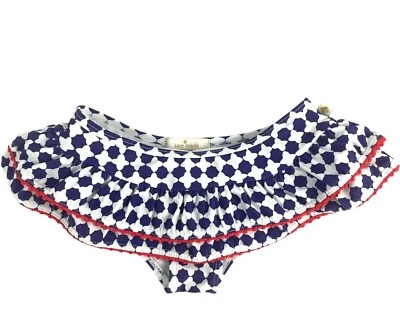 Kate Spade Skirt the Rules Bikini Bottom Girls Size 6 Purple  - Image 1 of 4
