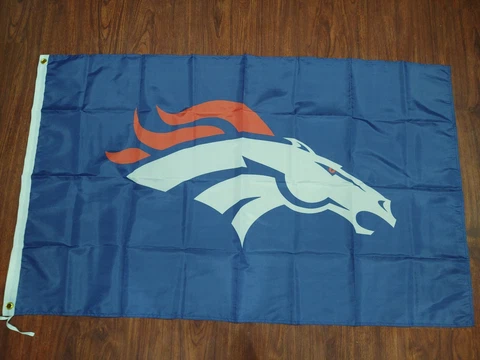 Denver Broncos 3x5 Flag. US seller. Free shipping within the US Cover