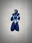 MegaMan X mega man 3" Mini Figure Capcom Jazwares 2004 blue