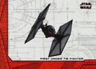 Star Wars Last Jedi S2 Red [99] Ships & Vehicles Chase Card Sv-8 F Tie Fighter