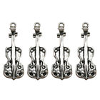  20pcs Alloy Violin Pendant Charms DIY Jewelry Making Accessories for Necklace
