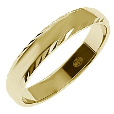 Bague Alliance Femme 3mm Plaqué Or 18 carats - Taille 60 Disponible