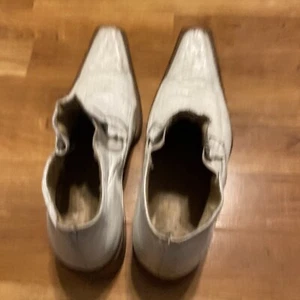 VTG MENS JOHNN WHAYNEE COWBOY ALLIGATOR SKIN WHITE 27 - Picture 1 of 7