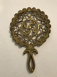 Gusseisen Untersetzer Schiff Boot Propeller Ventilator Design Wand Küche Gold Topf Halter Vintage - Bild 1 von 3