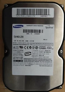 SAMSUNG SpinPoint V40+ 40GB 5.4K 2MB ATA 3.5'' SV4012H - Foto 1 di 1