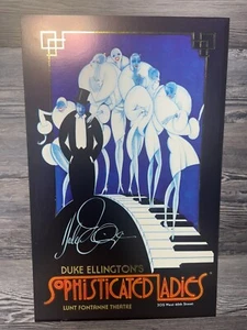 CAST SIGNED, SOPHISTICATED LADIES, DUKE ELLINGTON, BROADWAY WINDOW CARD/POSTER - Picture 1 of 9