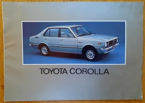 1979 TOYOTA COROLLA car sales brochure, French text - Picture 1 of 8