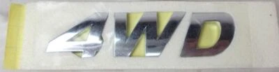 Fits, Hyundai Santa Fe " 4WD "  Liftgate Emblem Nameplate 2000-2006 - Image 1 of 4