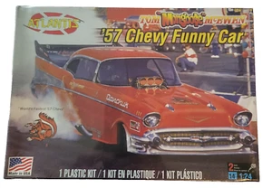 Atlantis Plastic Model Kit-Tom McEwen \'57 Chevy Funny Car New Sealed - Picture 1 of 4
