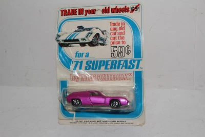 MATCHBOX SUPERFAST #5 LOTUS EUROPA, PINK, NEW IN BLISTERPACK - Image 1 of 4