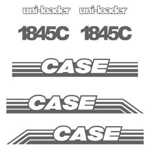 CASE 1845C Decals Stickers Repro kit Set
