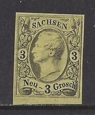 Germany States 1855 SAXONY  3 Ng. King Frederick mint*