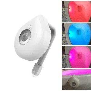 8-Colors Motion Sensor-Automatic LED Light WC Toilet A4Y2 Bathroom Decor B5W1 - Bild 1 von 10
