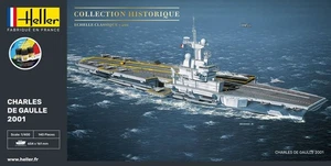 HELLER 5772 MAQUETA BARCO KIT DE INICIO CHARLES DE GAULLE 1/400 - Imagen 1 de 1
