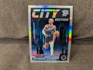 2023 HOOPS PREMIUM STOCK SHAI GILGEOUS ALEXANDER CITY SILVER PRIZM REFRACTOR OKC - Picture 1 of 1