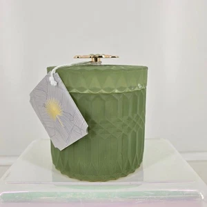 Enchanté "Palm Coast" Bambus & Kokosnuss 12oz Duftkerze Deko Glas - Bild 1 von 11