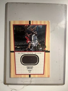 Michael Jordan 2000 Upper Deck MJ's Final Floor Jumbo Relic Card #FF10 BULLS  - Bild 1 von 2