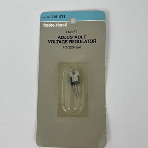 RADIO SHACK LM317T ADJUSTABLE VOLTAGE REGULATOR 276-1778 New Old Stock - Picture 1 of 6