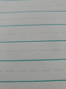Vtg Right Line Paper Raised Wide And Narrow Ruled Handwriting 100 Sheets   - Picture 1 of 8
