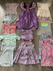 Size 5/6 Girls Clothing Lot, 12 Items, Disney, Tommy Bahamas, Members Mark - Picture 1 of 17