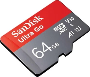 Carte Mémoire Micro SD 64 GO SanDisk Ultra rapide android class 10U-1 pas chére - Photo 1 sur 1