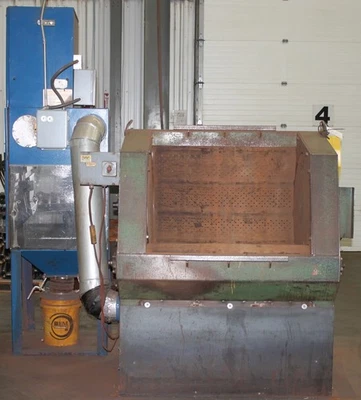 USED - Goff Belt Tumbler with Donaldson VS1500 Torit Dust Collector - Image 1 of 4