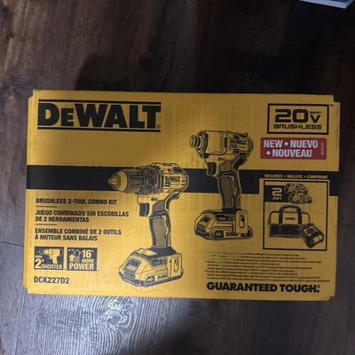 DEWALT 20V (Model #: DCK225D2) 2-Tool Brushless Power Tool Combo Kit - Image 1 of 4