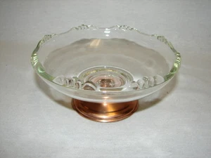 Vintage Princess House Copper and Crystal Bowl - Picture 1 of 2