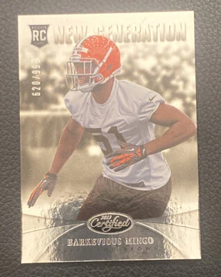2013 Certified Football BARTEVIOUS MINGO New Generation Rookie Card #'d/999 - Image 1 of 4