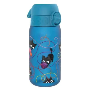 ION8 Leak Proof Kids Water Bottle, Recyclon, Cats, 350ml (12oz) - Picture 1 of 7