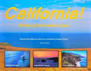 California Golden Coast Photography Book STUNNING Sunsets Beautiful Beaches Surf - Picture 1 of 8
