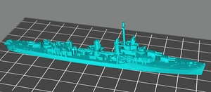 1:1800 USN Porter class Destroyer (1943 - 6 x 5 inch guns) - Bild 1 von 1