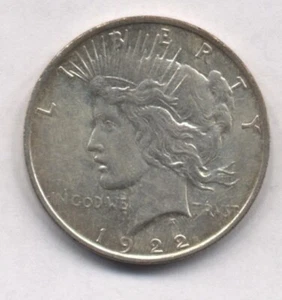 1922-D PEACE DOLLAR - Picture 1 of 2