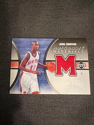 Tarjeta reliquia 2005-06 Upper Deck Hardcourt New York Knicks Jamal Crawford Materials Foto 1 de 2