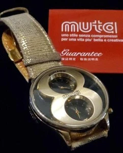 Orologio da polso Muta Romago Design Collaborazione 8 Giallo Oro Colore Unisex - Foto 1 di 7