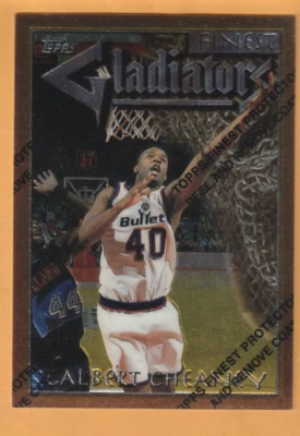 Calbert Cheaney Washington Bullets 1996-97 Finest #4 Indiana Hoosiers - Image 1 of 2